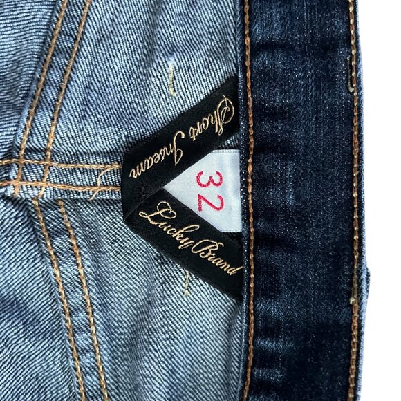 Lucky Brand 221 Original Straight Jeans Mens 32 Denim Med. Wash Classic Fit - Picture 5 of 14